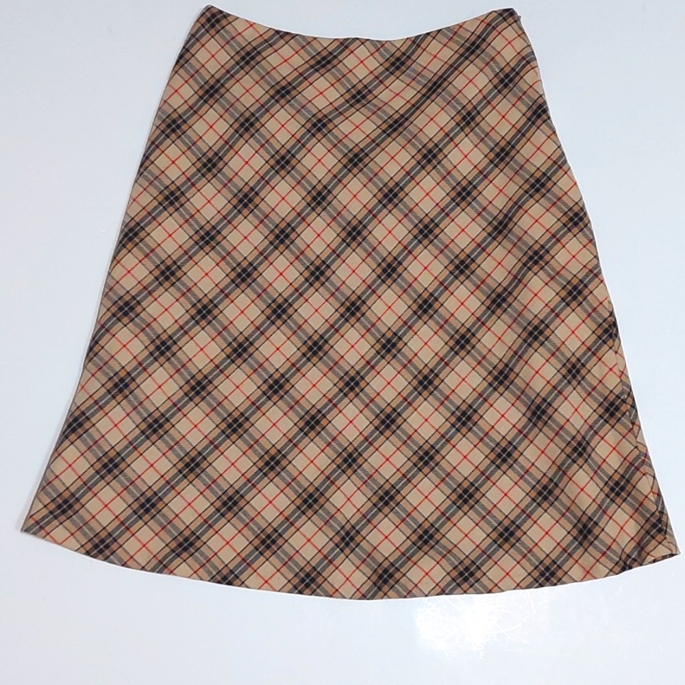Worthington Plaid A-line Lined Skirt, Size 4P